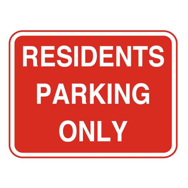 Residents Parking Only Sign | Facilities Management Signage | Devitt Printing Wicklow
